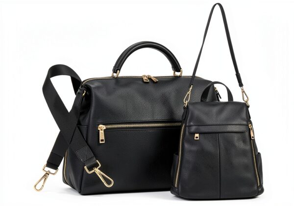 Kattee Borsa a tracolla antifurto da donna Borsa a tracolla in vera pelle Borse a tracolla da donna alla moda-5