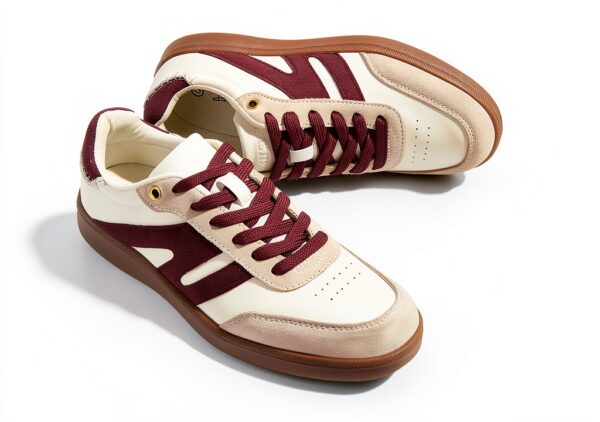 Scarpe da Ginnastica LUCKY STEP Sneaker Retrò Vera Pelle Antiscivolo-5
