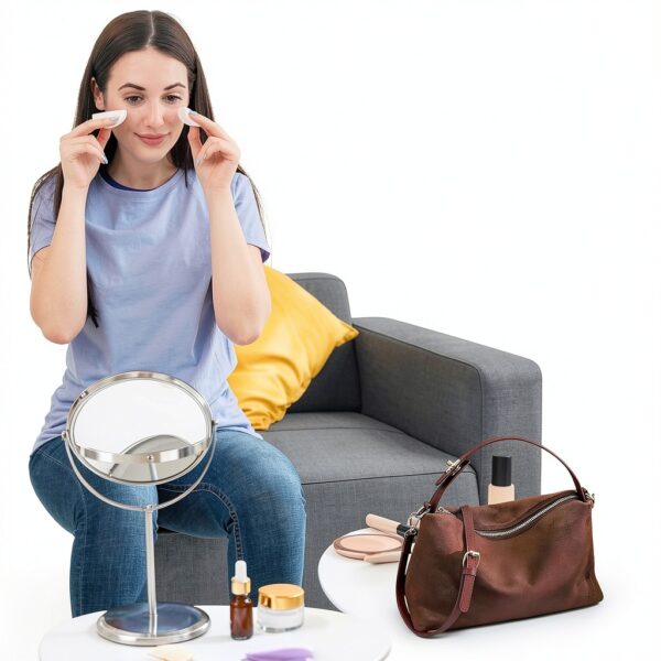 Amexo Borsa a Tracolla Piccola da Donna in Pelle Scamosciata, Borse a Mano Morbide con Tracolla Regolabile e Rimovibile, PU Pelle Sintetica Borsetta Moda Borse Spalla Crossbody Bag-1