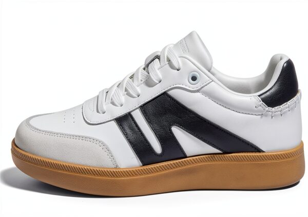 Scarpe da Ginnastica LUCKY STEP Sneaker Retrò in Vera Pelle-0