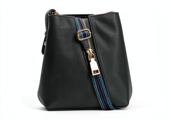 Borsa a Tracolla Donna Piccola, Borsa Mano Pelle Borsetta a Catena Moda Borse Spalla con Tracolla Regolabile e Rimovibile Borsa per Telefono con 5 Scomparti e 4 Slot per Carte-5