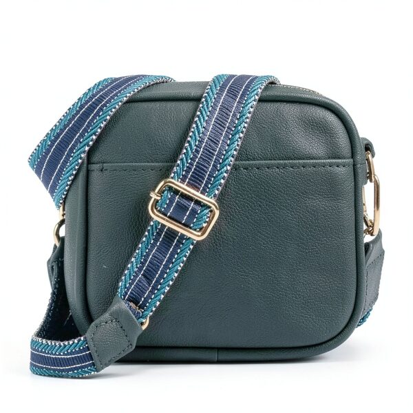 Borsa a Tracolla Donna Piccola, Borsa Mano Pelle Borsetta a Catena Moda Borse Spalla con Tracolla Regolabile e Rimovibile Borsa per Telefono con 5 Scomparti e 4 Slot per Carte-4